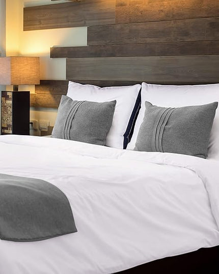 Utopia Bedding Bed Pillows for Sleeping King Size (Navy), Set of 2, Cooling Hotel Quality, Gusseted Pillow for Back, Stomach or Side Sleepers - LeafyLoom
