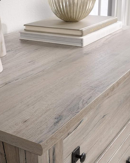 Sauder Palladia Lateral File, L: 36.81" x W: 22.01" x H: 29.61", Split Oak finish - LeafyLoom