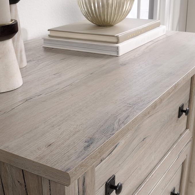 Sauder Palladia Lateral File, L: 36.81" x W: 22.01" x H: 29.61", Split Oak finish - LeafyLoom