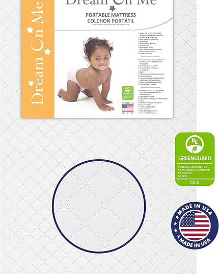 Aden 4-in-1 Convertible Mini Crib in Cherry, Greenguard Gold Certified & Sunset 3” Extra Firm Fiber Crib Mattress, Greenguard Gold Certified - LeafyLoom