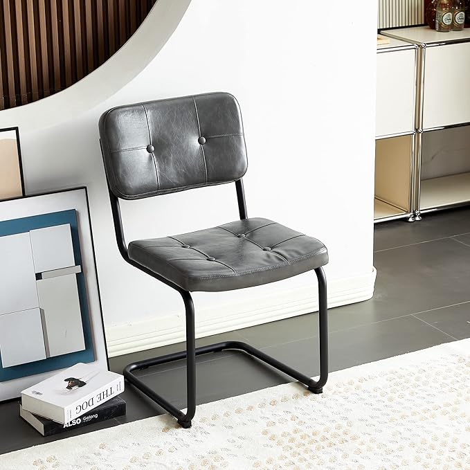 NicBex Haerin-SD-00366-LWJ Dining Chairs, 18.7"x22.2"x32.9", Light Gray - LeafyLoom