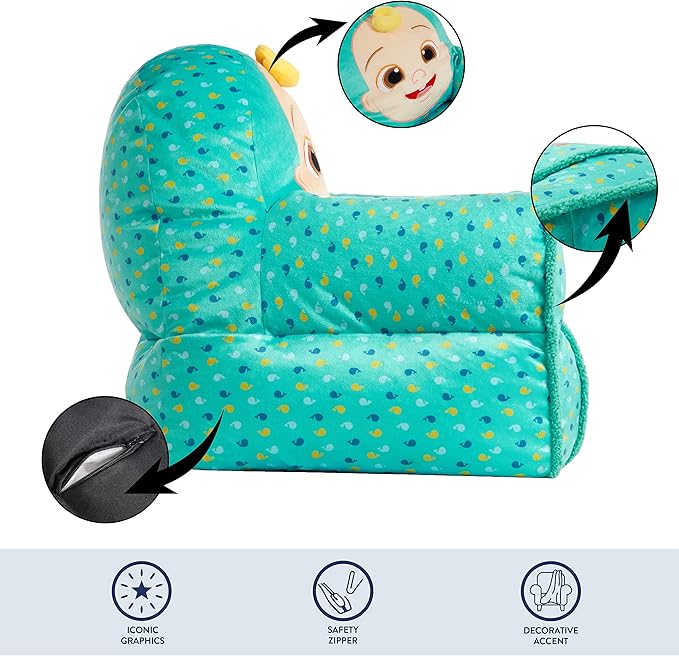 Idea Nuova Cocomelon Bean Bag Sofa Chair , Large - LeafyLoom
