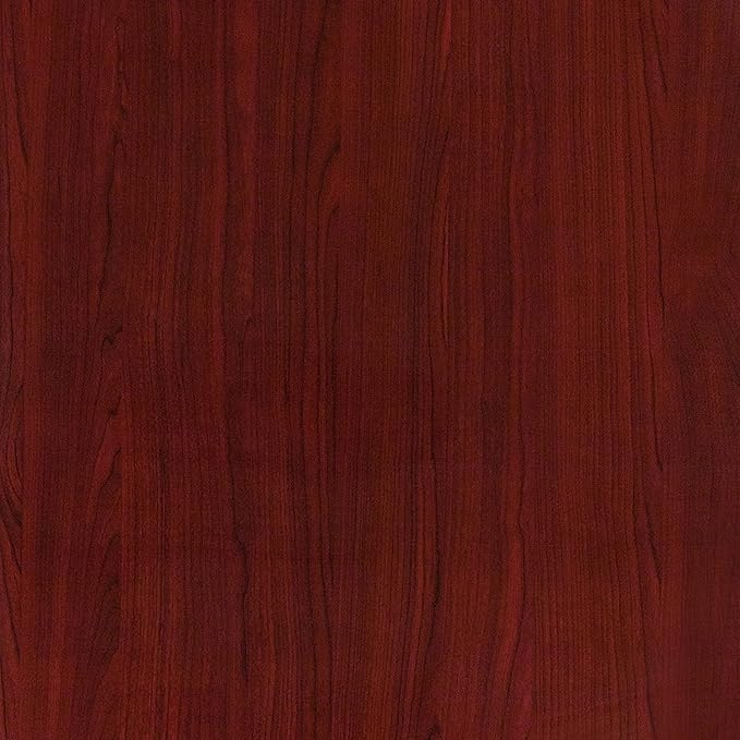 Flash Furniture Glenbrook 30" x 48" Rectangular High-Gloss Mahogany Resin Table Top with 2" Thick Edge - LeafyLoom