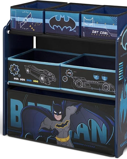 Delta Children Design & Store 6 Bin Toy Storage Organizer, Batman - LeafyLoom