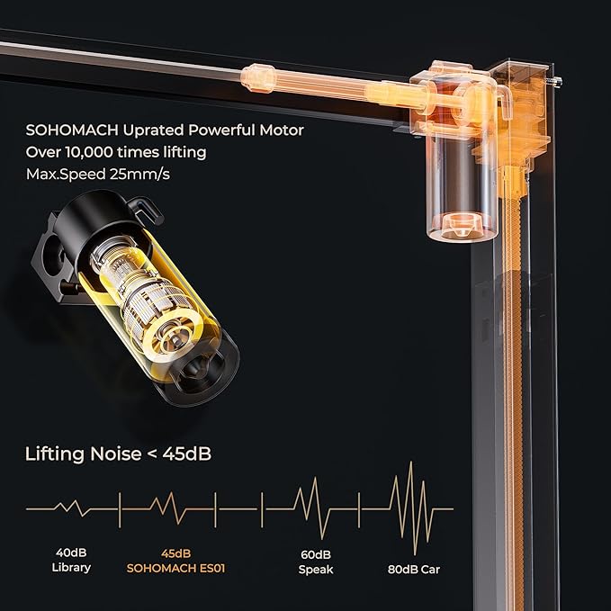 Electric Standing Desk - Adjustable Height with Memory Preset, 55 x 24 Inches Ergonomic Design Stand Up Home Office Standing Desk - LeafyLoom