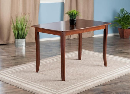 Winsome Inglewood Dining Table, Walnut, 47.24x29.53x29.13 - LeafyLoom