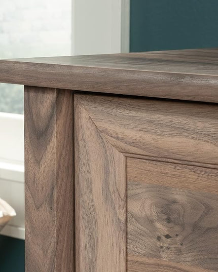 Sauder County Line Dresser, L: 33.31" x W: 23.47" x H: 29.37", Washed Walnut Finish - LeafyLoom