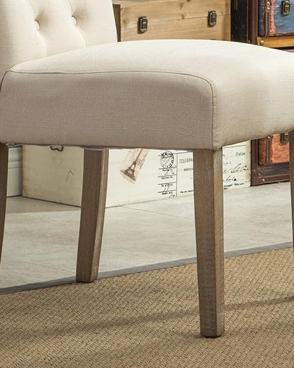 NicBex Haerin-SD-00144-LWJ Dining Chairs, 26"x18"x39.2", Beige - LeafyLoom