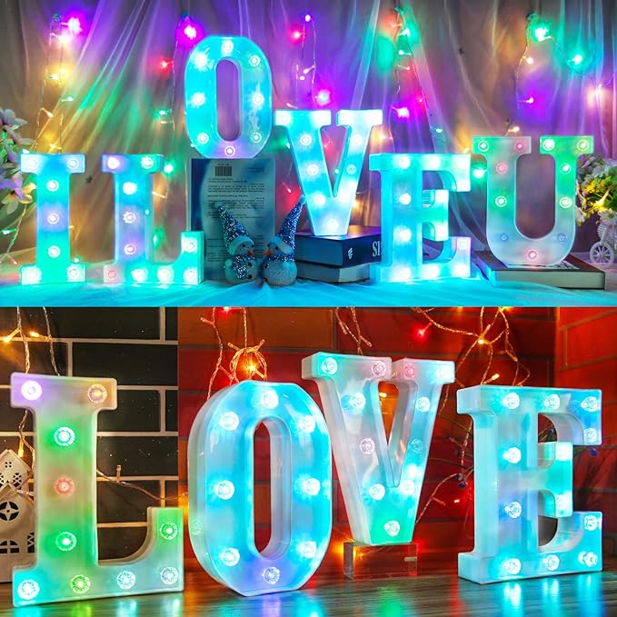 Decorative Led Light Up Number, Light Up Number Sign for Night Light Wedding Birthday Party Christmas Home Bar Decoration Number-(Number 2) - LeafyLoom