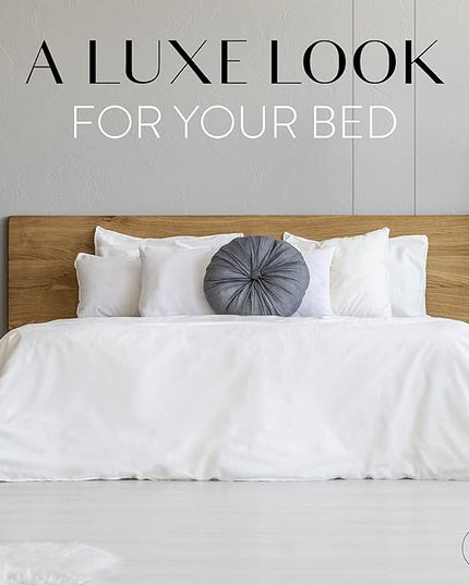 Danjor Linens Twin Sheets Set - Hotel Luxury Essential Bedding - 4 pc Soft Bedding & Pillowcases Set with Deep Pockets - Breathable Bed Sheets, Wrinkle Free - Grey Sheets - LeafyLoom