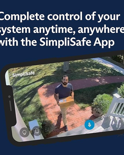 SimpliSafe 7 Piece Wireless Outdoor Camera Home Security System - Optional 24/7 Professional Monitoring - No Contract - Compatible with Alexa and Google Assistant SimpliSafe%C2%AE