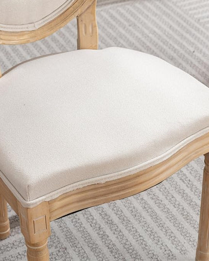 NicBex Haerin-SD-00126-LWJ Dining Chairs, 22.8"x19.3"x37.4", Light Beige - LeafyLoom