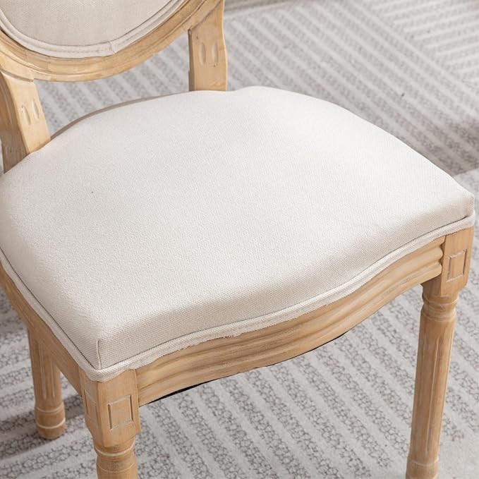 NicBex Haerin-SD-00126-LWJ Dining Chairs, 22.8"x19.3"x37.4", Light Beige - LeafyLoom