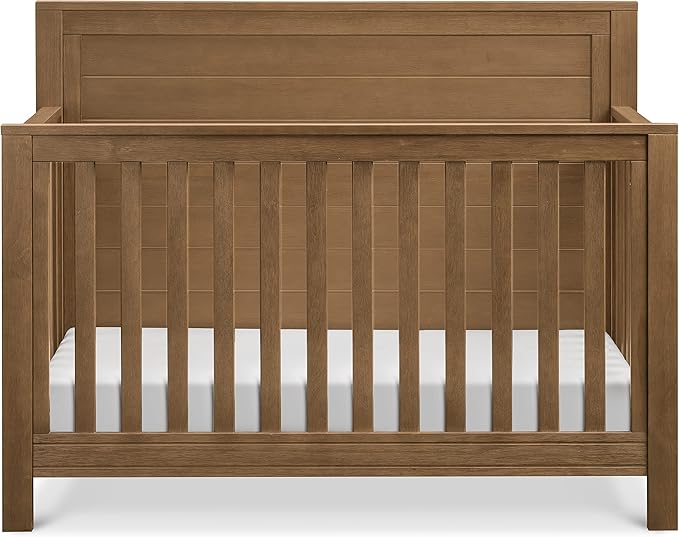 DaVinci Fairway 4-in-1 Convertible Crib in Stablewood, Greenguard Gold Certified - LeafyLoom