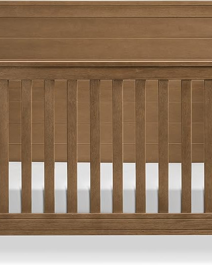 DaVinci Fairway 4-in-1 Convertible Crib in Stablewood, Greenguard Gold Certified - LeafyLoom