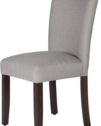 HomePop Classic Parsons Dining Chairs, Single Pack, Ash Gray - LeafyLoom