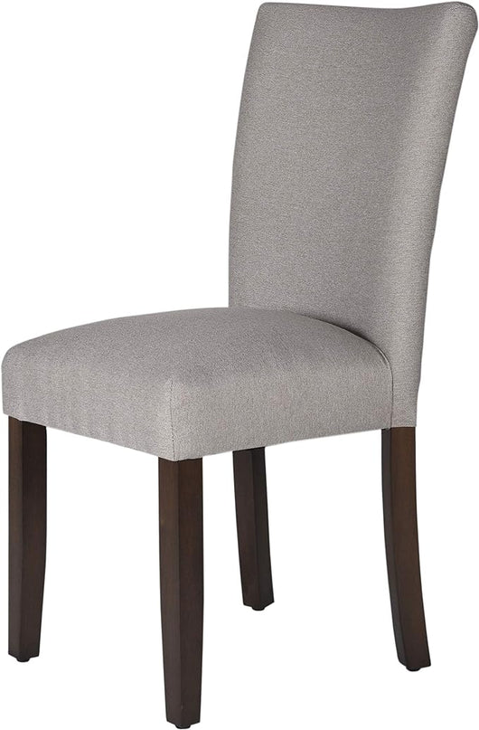 HomePop Classic Parsons Dining Chairs, Single Pack, Ash Gray - LeafyLoom