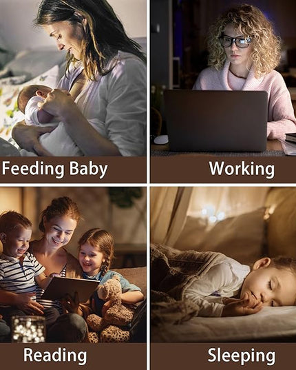 Floor Lamps for Living Room Modern Tall Lamp for Bedroom Office Corner (Brown, 65'') - LeafyLoom