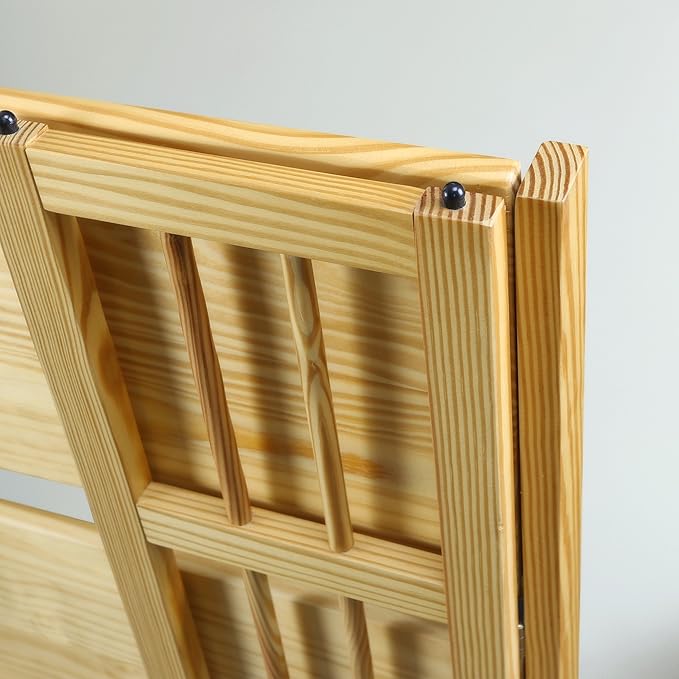 Casual Home 3-Shelf Folding Stackable Bookcase (27.5" Wide)-Natural - LeafyLoom