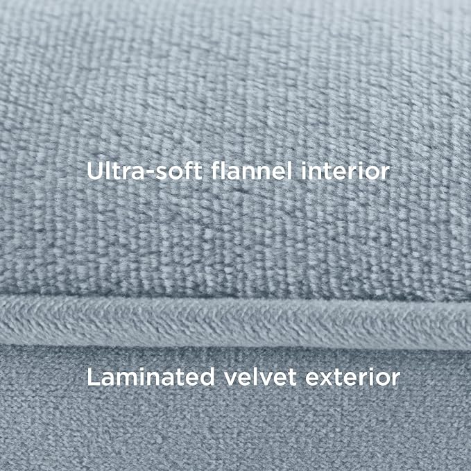 Bedsure XXL Orthopedic Dog Bed - Washable Great Dane Dog Sofa Beds for Giant Dogs, Supportive Foam Pet Couch Bed with Removable Washable Cover, Waterproof Lining and Nonskid Bottom, Light Blue BEDSURE