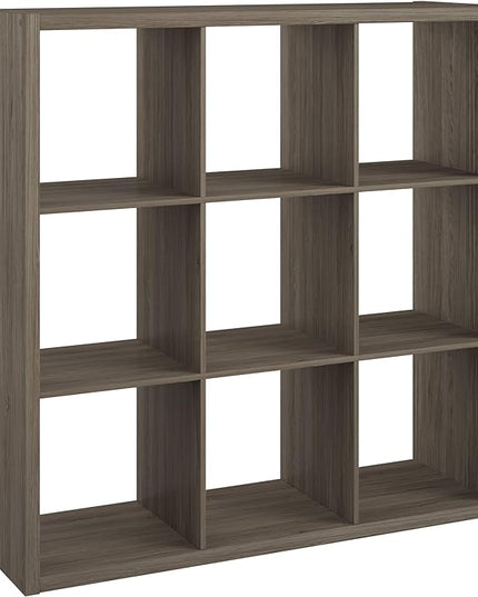 ClosetMaid 9 Cube Open Back Storage, Graphite Gray - LeafyLoom