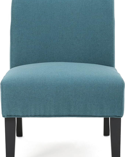Christopher Knight Home Kassi Fabric Accent Chair, Dark Teal 29. 50”D x 22. 50”W x 32. 00”H - LeafyLoom