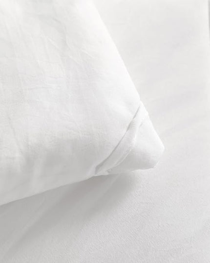 NTBAY Twin Comforter Set with Sheets, 5 Pieces Soft and Breathable Twin Bedding Set, Twin Bed in a Bag, Down Alternative Comforter Set Solid Color All Season, Kids Bedding Set, White - LeafyLoom