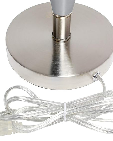 Elegant Designs LT3308-GRY Needle Stick Table Lamp, Gray - LeafyLoom