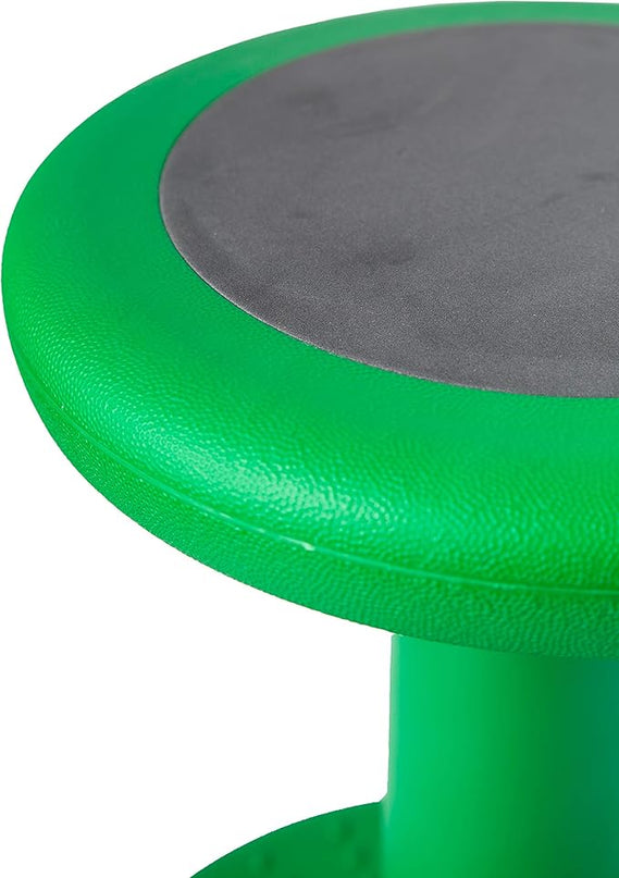 Studico ActiveChairs Adjustable Wobble Stool, Flexible Classroom Seating, Improves Focus, Posture and Helps ADHD/ADD, Sensory Chair, Active Fidget Chairs Adjusts from 16.65" to 23.75" Ages 13-18 Green - LeafyLoom