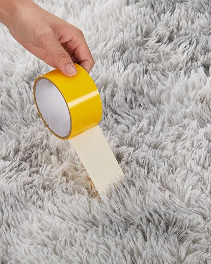 YOBATH Fluffy Shag Area Rugs 5x7 for Living Room Bedroom, Soft Fuzzy Shaggy Carpet Rugs for Girls Boys Kids Indoor Floor Nursery Home Decor, Light Grey - LeafyLoom