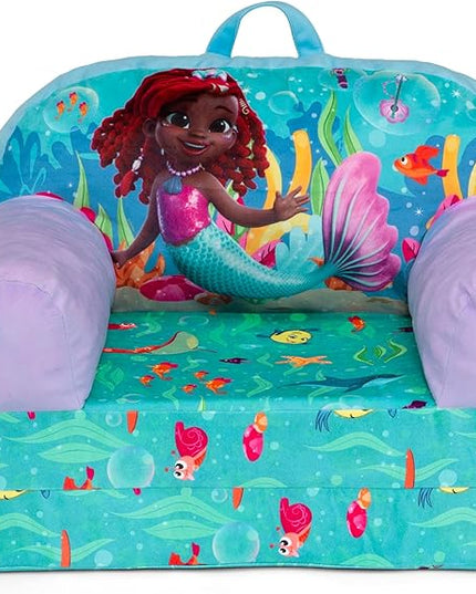 Delta Children Cozee Buddy Flip-Out Kids Chair, Disney Junior’s Ariel - LeafyLoom