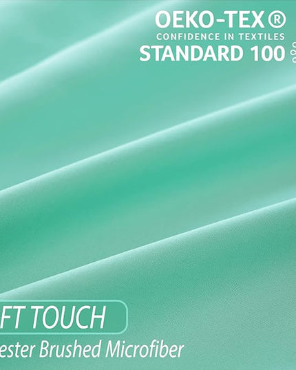 Twin Sheet Set - 3 Piece Soft Breathable Bed Sheets for Twin Size Bed, Extra Deep Pocket Lxuury Brushed Sheets, Cooling Hotel Bedding Sheets and Pillowcases, Wrinkle Free Oeko-Tex Sheets - LeafyLoom