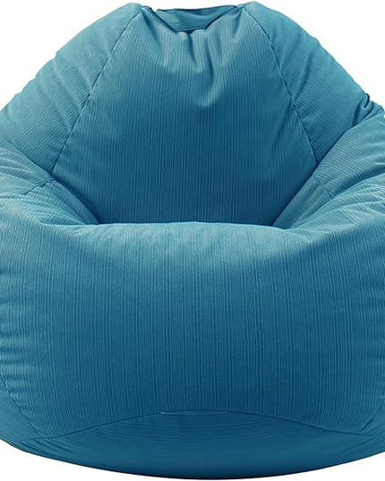 Stuffed Animal Storage Bean Bag Chair Cover (No Filler) Washable Ultra Soft Corduroy Bean Bag Cover for Organizing Plush Toys, Bean Bag for Adults - LeafyLoom
