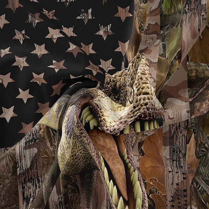 Tailor Shop Dinosaur Boys Comforter Sets King Size,Dinosaur Bedding Sets for Kids Teens,Camo Comforter Sets American Flag Comforter Sets with 1 Comforter 2 Pillowcase… - LeafyLoom