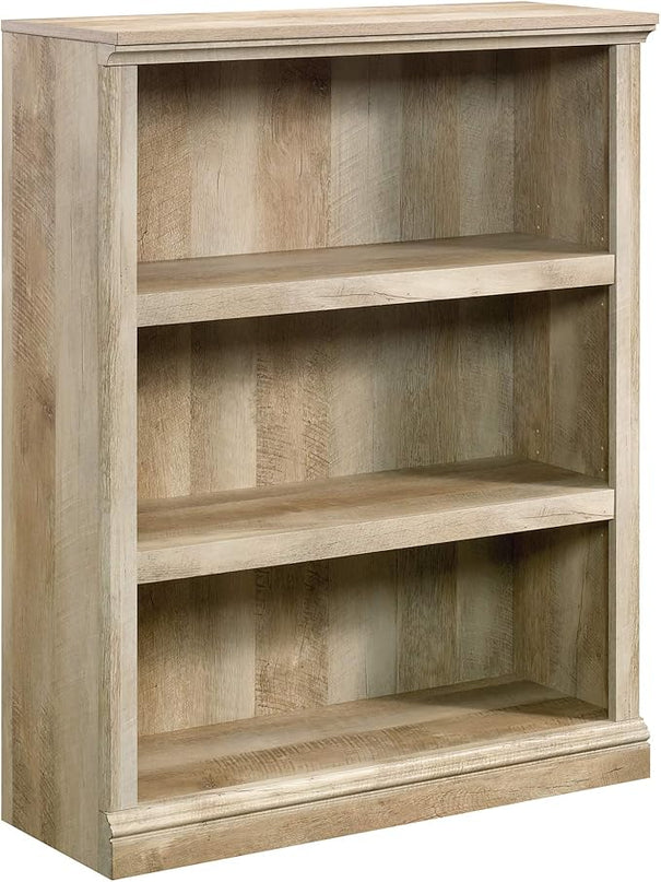 Sauder Miscellaneous Storage 3-Shelf Bookcase/ Book Shelf, Lintel Oak finish - LeafyLoom