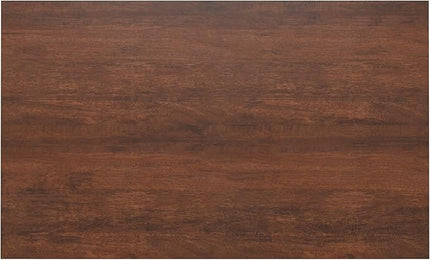 SIMPLIHOME Hunter SOLID MANGO WOOD and Metal Rectangle Industrial Table for The Dining Room, 66 inch, Umber Brown - LeafyLoom