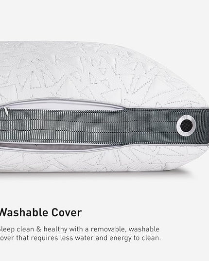 Bedgear Storm King Performance Pillow - Size 3.0 - Cooling Bed Pillow for Hot Sleepers - Medium Pillow for All Sleep Positions, Hypoallergenic, Washable & Removable Cover - 20" W x 36" L x 6.50" H - LeafyLoom