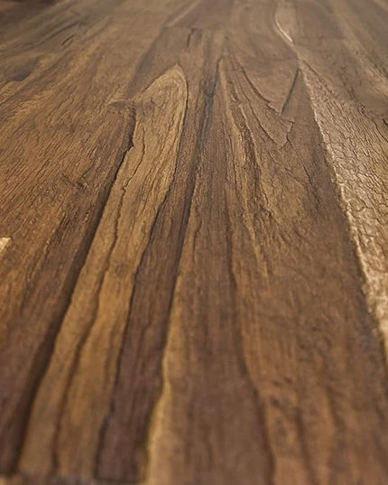 East West Furniture CN6-0N-T Celina Modern Kitchen Table - Rectangle Rustic Wood Dining Table , 36x60 Inch, Walnut - LeafyLoom