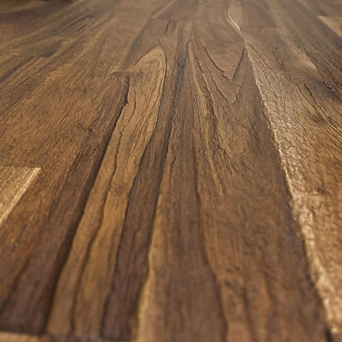 East West Furniture CN6-0N-T Celina Modern Kitchen Table - Rectangle Rustic Wood Dining Table , 36x60 Inch, Walnut - LeafyLoom