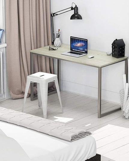 SHW Home Office 48-Inch Computer Desk, Maple - LeafyLoom
