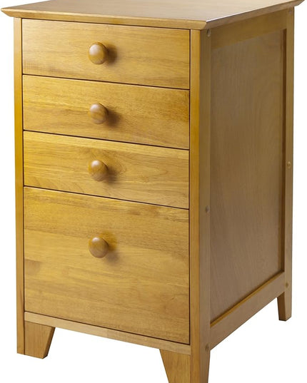 Winsome Studio File Cabinet, Honey - LeafyLoom