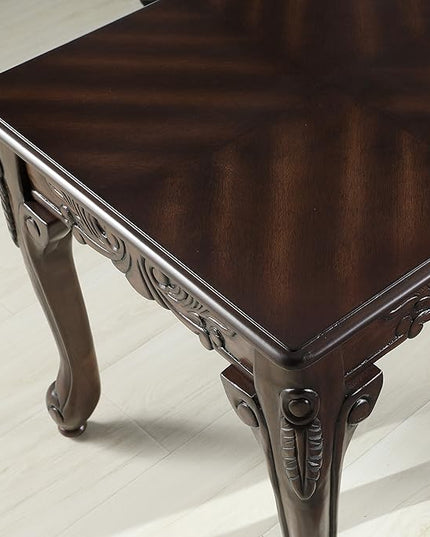 NicBex Coffee Table Wooden Coffee Table with Storage Rectangle Center Tables with Strong Legs Dining Table for Living Room, Dining Room, Office, and Bedroom,48" W, Dark Cherry - LeafyLoom