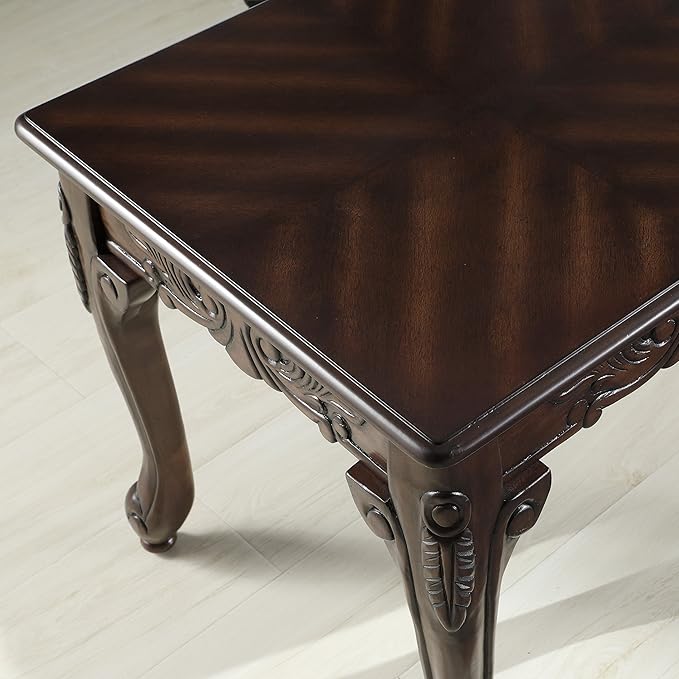 NicBex Coffee Table Wooden Coffee Table with Storage Rectangle Center Tables with Strong Legs Dining Table for Living Room, Dining Room, Office, and Bedroom,48" W, Dark Cherry - LeafyLoom