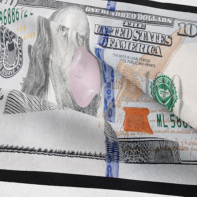 Tailor Shop Money Comforter Sets for Boys Kids Teens Money Bedding Sets Full Size Money 100 Dollar Bill Comforter Sets Quilt Set All Season with 1 Comforter 2 Pillowcases…… - LeafyLoom