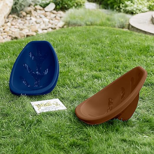 ECR4Kids Leaf Floor Seat, Rocker Chair, Earthtone, 6-Piece - LeafyLoom