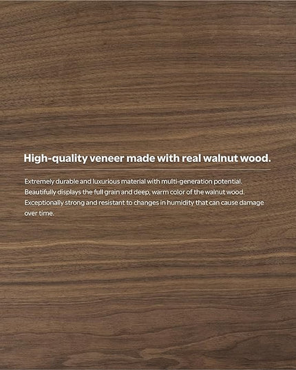 SIMPLIHOME Hunter End Table, 22 inch, Walnut Veneer - LeafyLoom