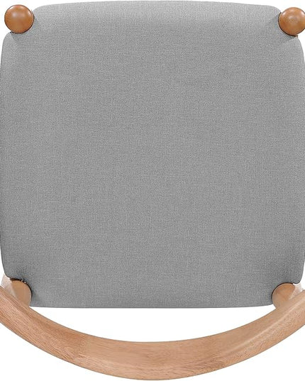 Christopher Knight Home Francie Fabric with Oak Finish Dining Chairs, 2-Pcs Set, Beige - LeafyLoom