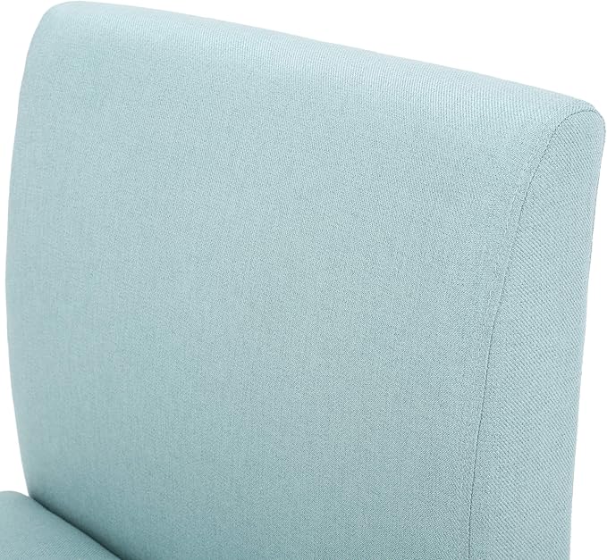 Christopher Knight Home Kassi Fabric Accent Chair, Light Blue - LeafyLoom