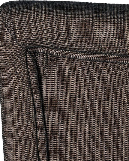 HomePop Parsons Classic Dining Chair, Single Pack,Textile, Crosshatch Brown - LeafyLoom