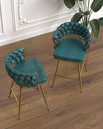 NicBex Haerin-SD-00362-LWJ Dining Chairs, 18.1"x18.1"x35.8", Blue - LeafyLoom